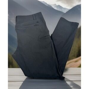 Kuhl Resistor Chino Pants Mens 40x34 Black Stealth Cargo Hiking Climbing-EUC